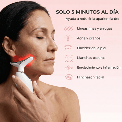 Gleaty Escultor LED Facial 7 en 1